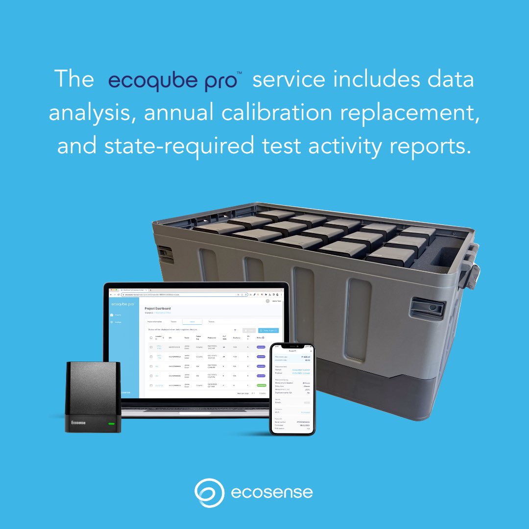Elevate your radon monitoring game with EcoQube Pro! 🌐🔍 Experience the ease of data analysis, annual calibration replacement, and state-required test activity reports—all in one comprehensive service. Stay compliant and informed effortlessly! 💼🏡

#radon #radontesting