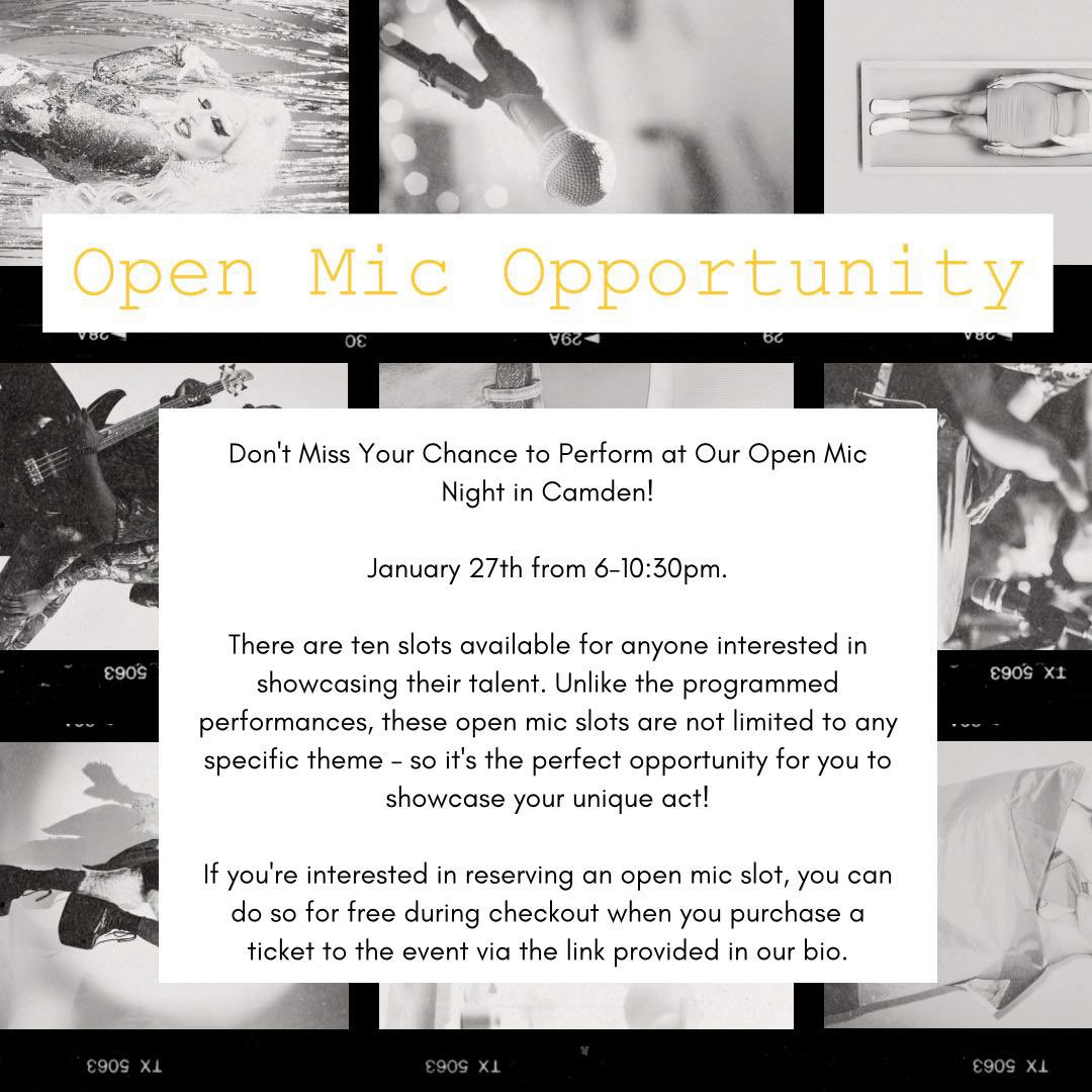 esmemichaela's tweet photo. Performer opportunities 👇👇👇
Programmed performer submission: https://t.co/MALVkGB2tV
Open mic: https://t.co/G1ujMbNGwl
#castingcall #casting #castingcallout #performercallout #artistcallout https://t.co/igvgDhZbLn