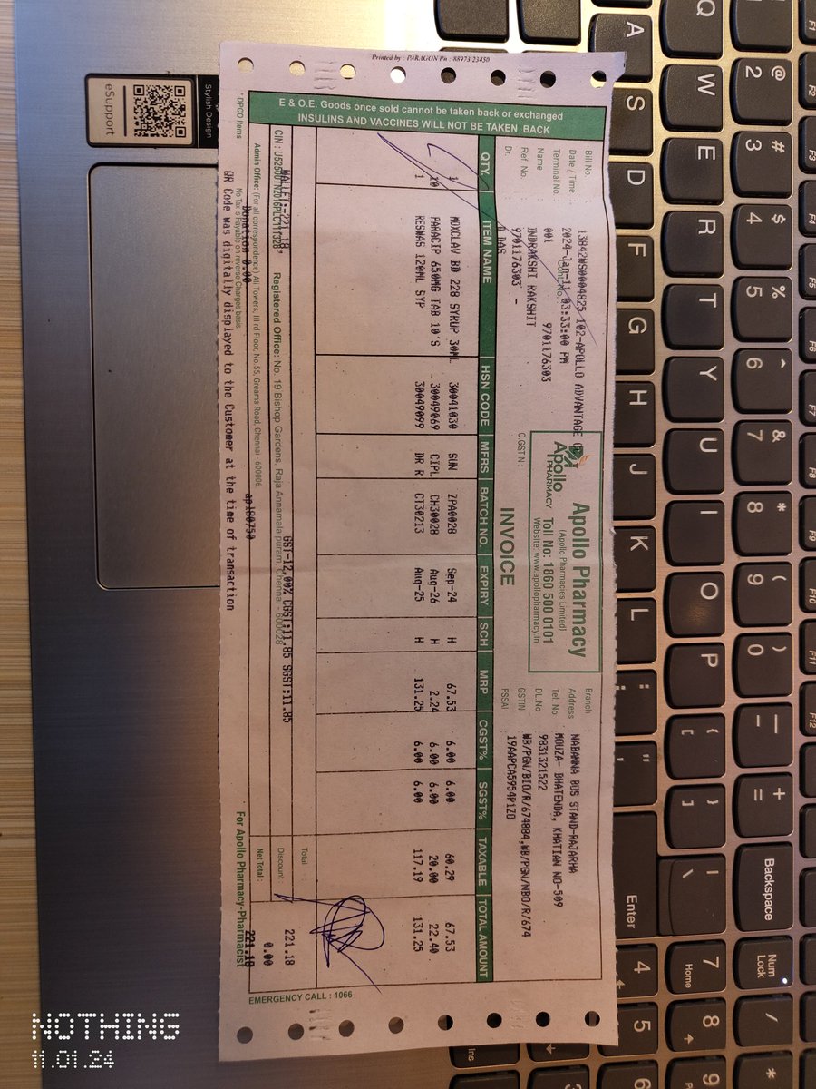 cd64b3dcc63248b's tweet photo. @ApolloPharmacy since when you guys have started selling used medicine? I purchased Moxclav BD 228 and once I opened it found it as used. Evidence attached. My kid has missed her prescribed dose for such fraud from your store. https://t.co/7UCrgeEOVJ