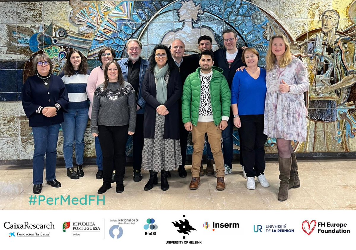 O @irj_pt promoveu, nos dias 9 e 10 de janeiro, nas suas instalações em Lisboa, a reunião de lançamento do projeto europeu 'PerMed FH - Personalizing diagnosis and treatment for Familial Hypercholesterolemia'.

Saiba mais ➡️ insa.min-saude.pt/instituto-rica…

#PerMedFH #FH #INSA #SNS