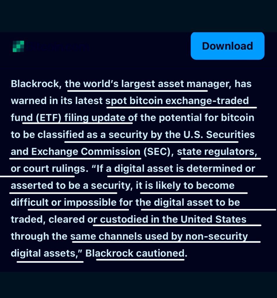 WOW JUST READ PLEASE THANK YOU!! 

THIS IS WHY BITCOIN WILL HAVE ONE LAST GASP BEFORE IT BECOMES (((IRRELEVANT)))!!!! 

BUT THE XRPL WILL HAVE TOKENIZATION FOR 
“ TOKENIZED SECURITIES “ 

LOOK AT FIRST PHOTO THEN READ THE SECOND!! 

#thursdayvibes #thursdaymorning
