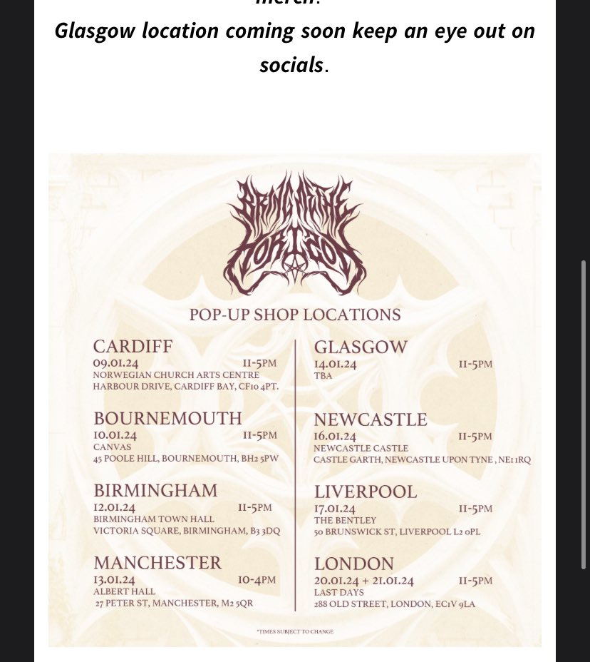 amlouboo's tweet photo. @lylukk @bmthofficial @ScotCitylink Not anymore according to their last email https://t.co/lzFGKcDmQm