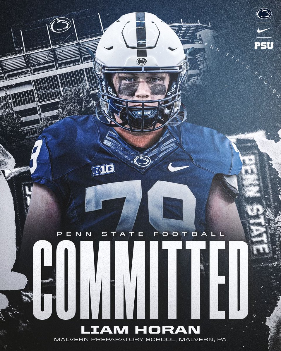 100% committed. We Are!! 🦁 @coachjfranklin @CoachTrautFB @Coach_Elby @PennStateFball @CoachGueriera @MalvernPrepFB