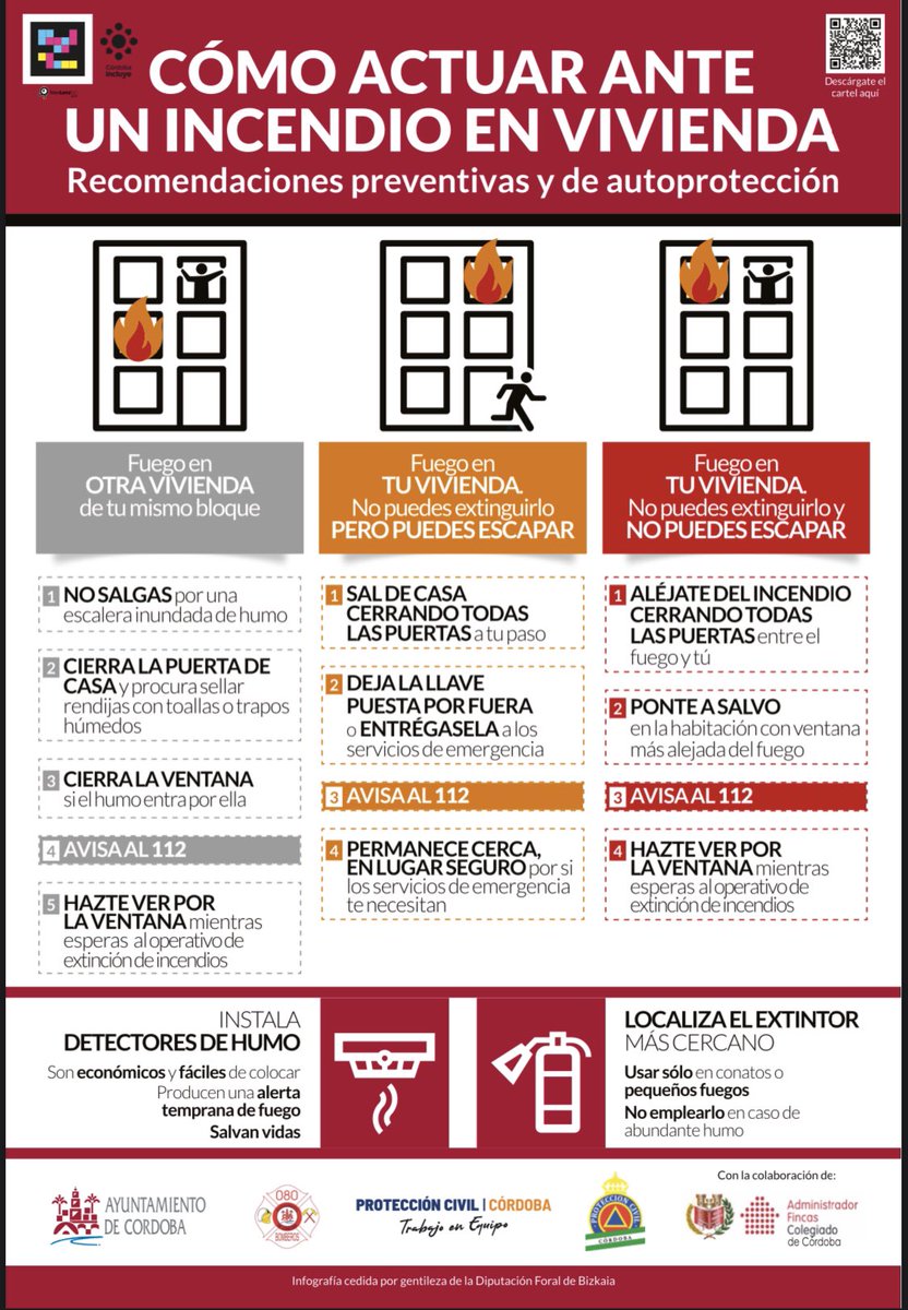 cordobafire's tweet photo. En un esfuerzo para intentar minimizar posibles daños. https://t.co/HCUWw7Tu4z