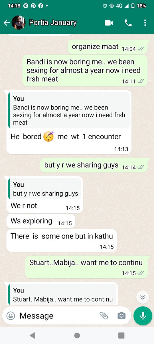 TebogoManaka11's tweet image. Imagine finding such converstion on your wife's phone