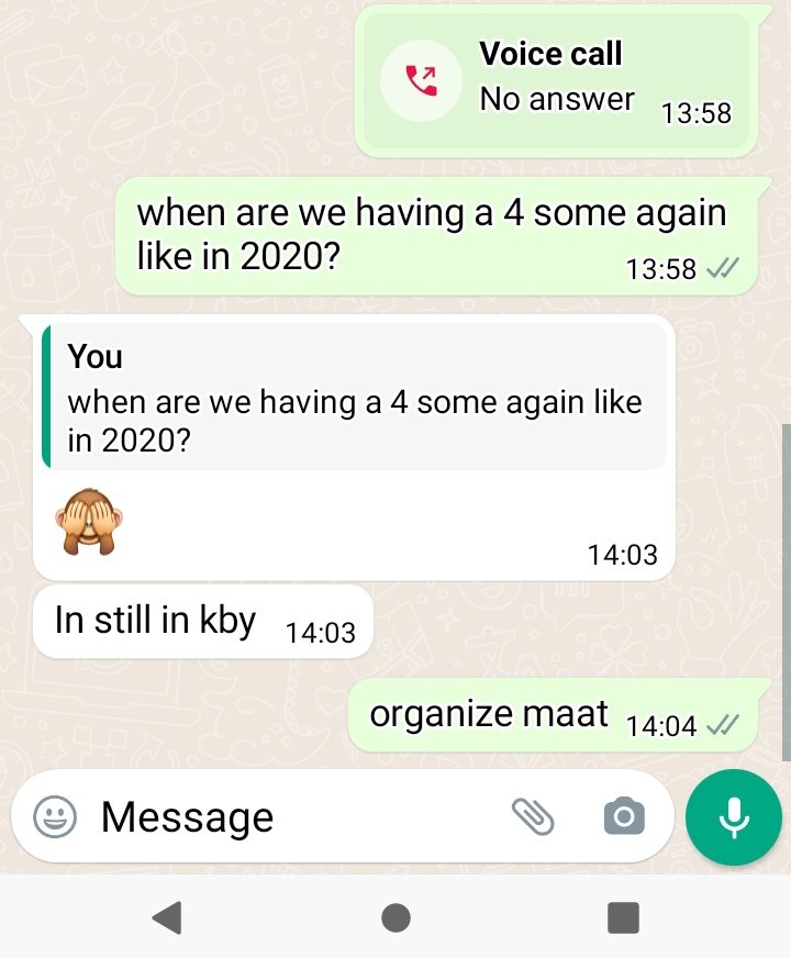 TebogoManaka11's tweet image. Imagine finding such converstion on your wife's phone