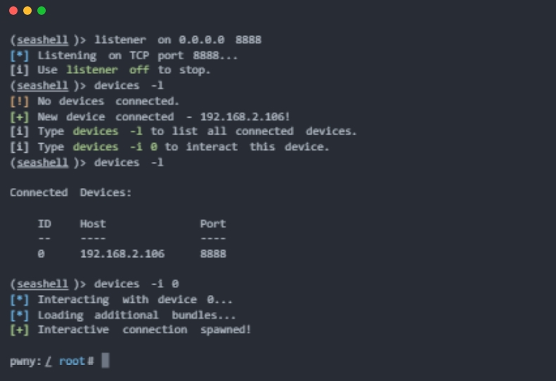 hack_git's tweet photo. SeaShell

SeaShell Framework is an iOS post-exploitation framework that enables you to access the device remotely, control it and extract sensitive information.

https://t.co/PzazqR0c0p

#cybersecurity #infosec #pentesting https://t.co/qgtVsWwNDK