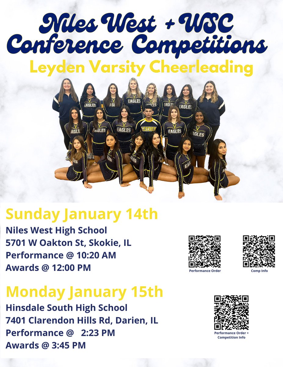 Leyden Cheerleading 📣 tweet media