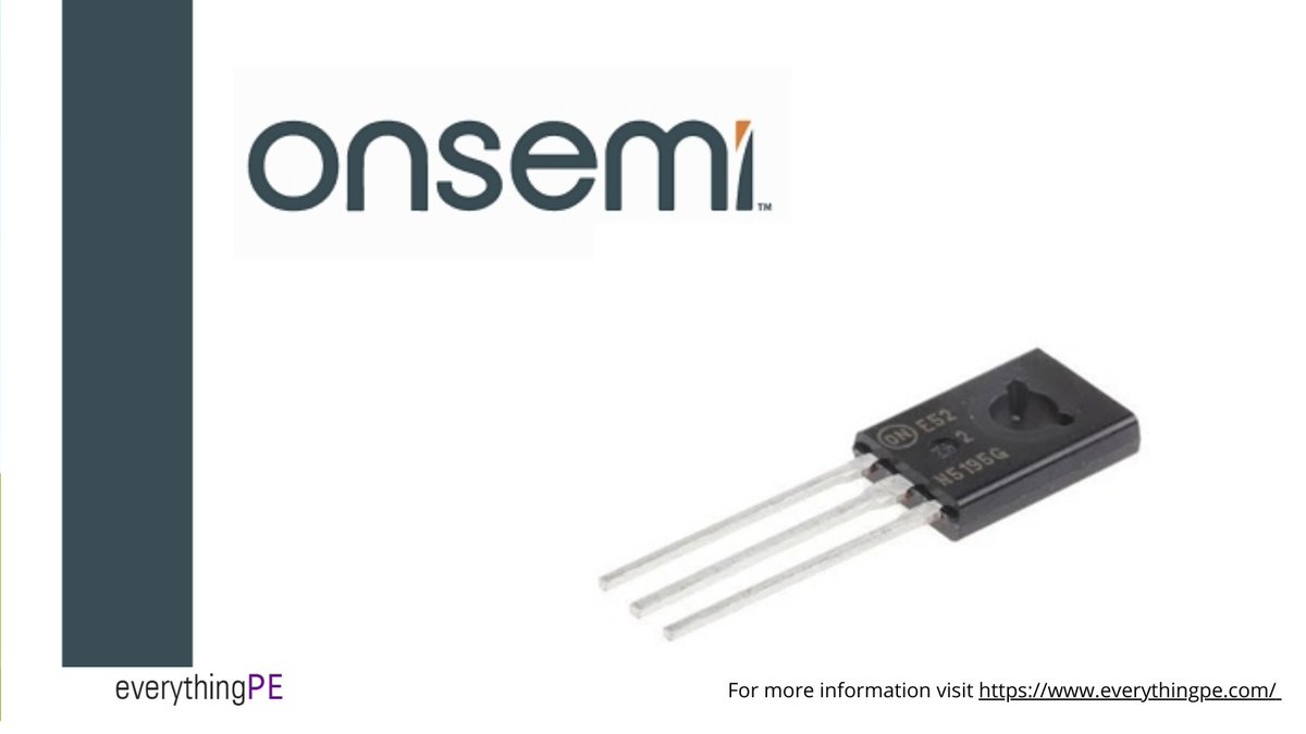 everything_PE_'s tweet photo. Power up with 80 V Silicon PNP Power Transistor from onsemi  ideal for use in power amplifiers and switching circuits

Learn more: https://t.co/oQlGOEoddx

#products #powertransistors #semiconductors #amplifiers #switching #powerelectronics #datasheet #quotation #onsemi https://t.co/L1b3PydId5