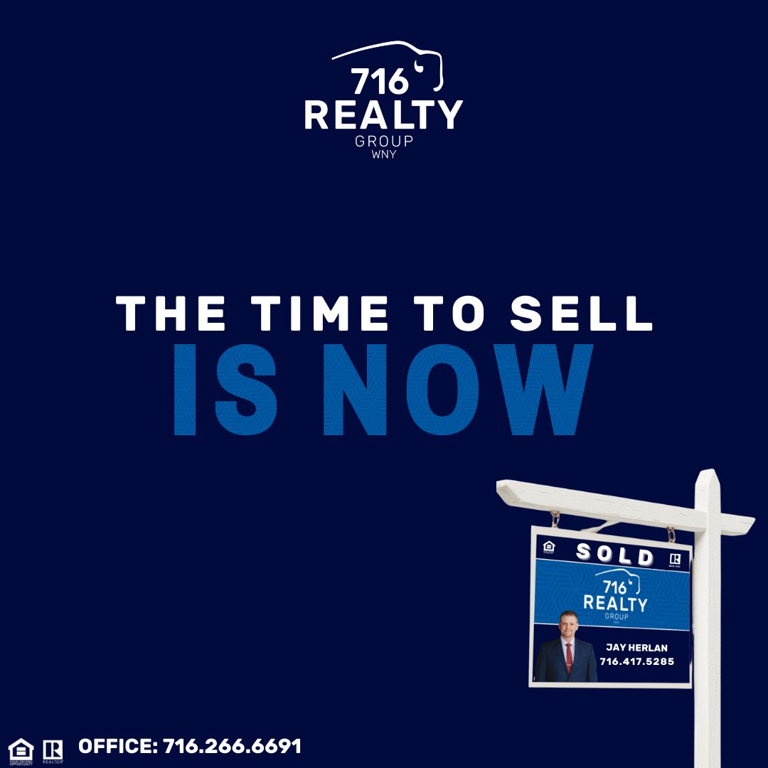 It’s always a great time to sell. Contact me to get started.
#realestateagent #propertylisting #716RealtyGroupWNY #BuffaloBrokerage #Sell