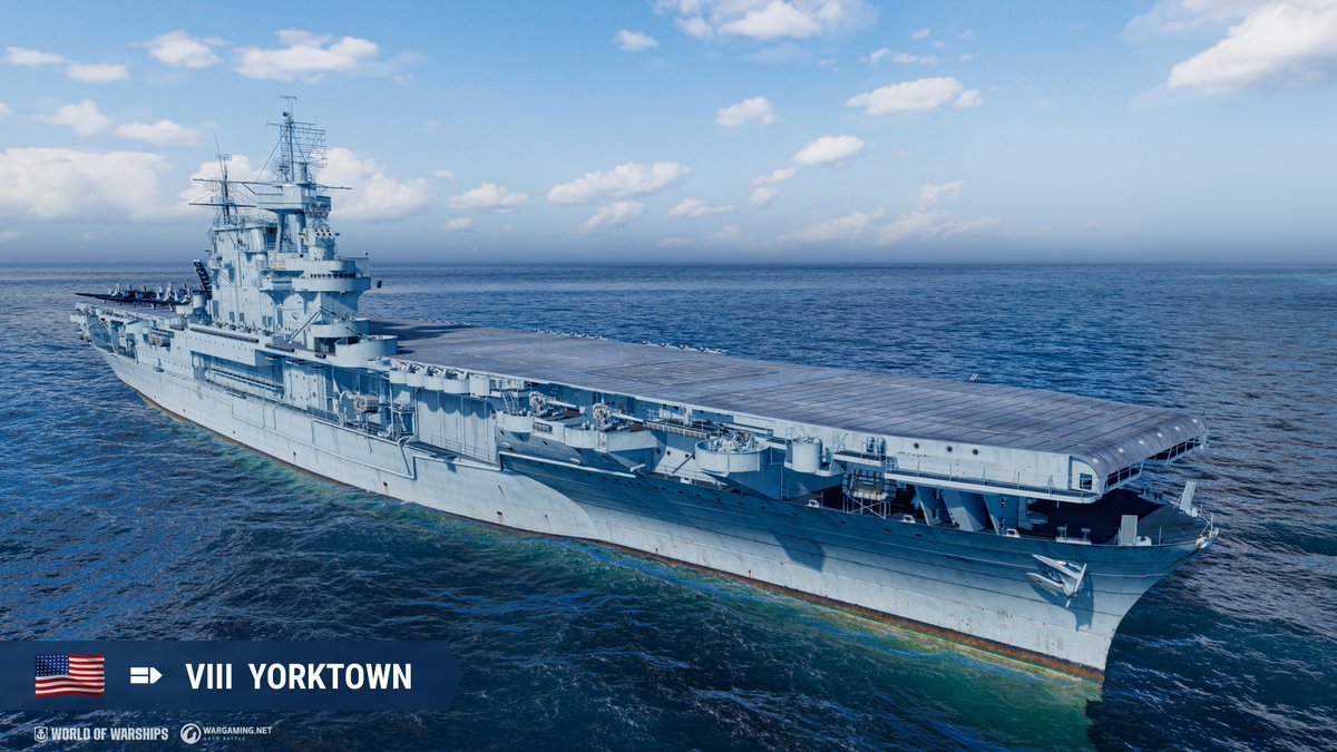 WorldofWarships's tweet photo. It is time to journey through the U.S. Aircraft Carriers Event Pass! Many rewards await you in both progression lines, including two of the three new American CVs joining Early Access—Independence and Yorktown. https://t.co/DOvBh2qtrC