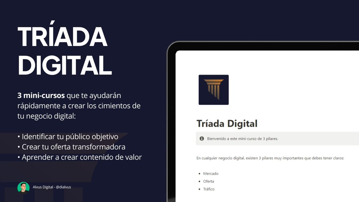 ¿QUERÉS DEJAR TU TRABAJO Y CONSTRUIR TU NEGOCIO DIGITAL?

Te ayudo.

He creado una guía con 3 cursos para que puedas comenzar ahora mismo.

Aunque tengas poco tiempo.

GRATIS por tiempo limitado:

1. Comenta "guía"
2. Seguime, para enviarte DM

RT no necesario, pero se agradece.