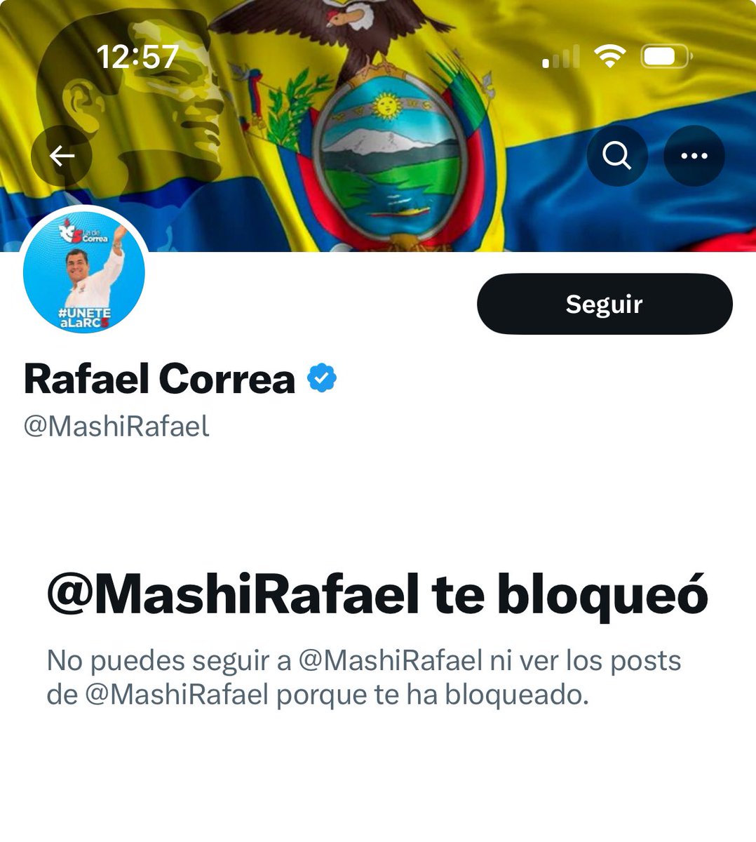 eduardomenoni's tweet photo. 🚨| ÚLTIMA HORA: Cómo buen COBARDE el comunista @MashiRafael me bloqueó en X, el prófugo y criminal no soporta que un periodista le diga la verdad en la cara. Mándele saludos de mi parte a ese cobarde progre que destruyó a Ecuador y pactó con criminales y terroristas. 🇪🇨👇🏼 https://t.co/yVGnuJlTHq