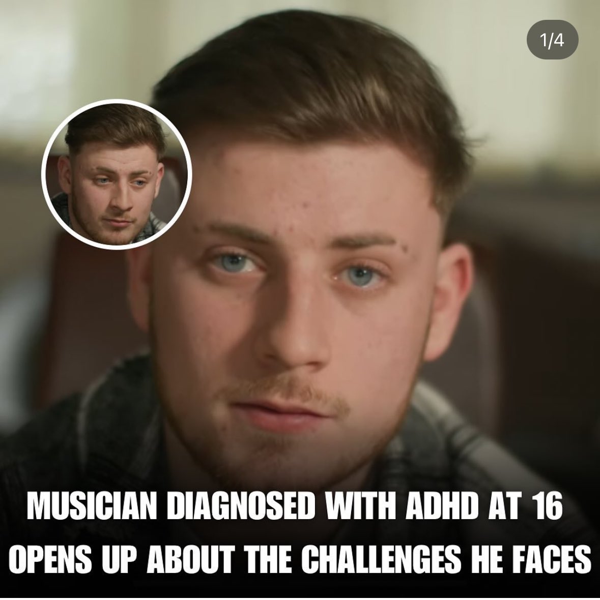 Laura_Jane_'s tweet photo. Young musician diagnosed with ADHD at 16, talks about the difficulties he faced in school. 
#ADHD #ADHDawareness #SchoolsfailingSEN #SEN #PRU #Neurodiversity #Neurodivergent #Educatetheeducators #notdefiant #suspended #permanentexclusion #SuicideAwareness #MentalHealthMatters https://t.co/v6z1VGqcWW