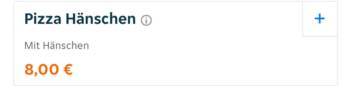 Ist da ein kleiner Hans oder Hähnchen drin ?