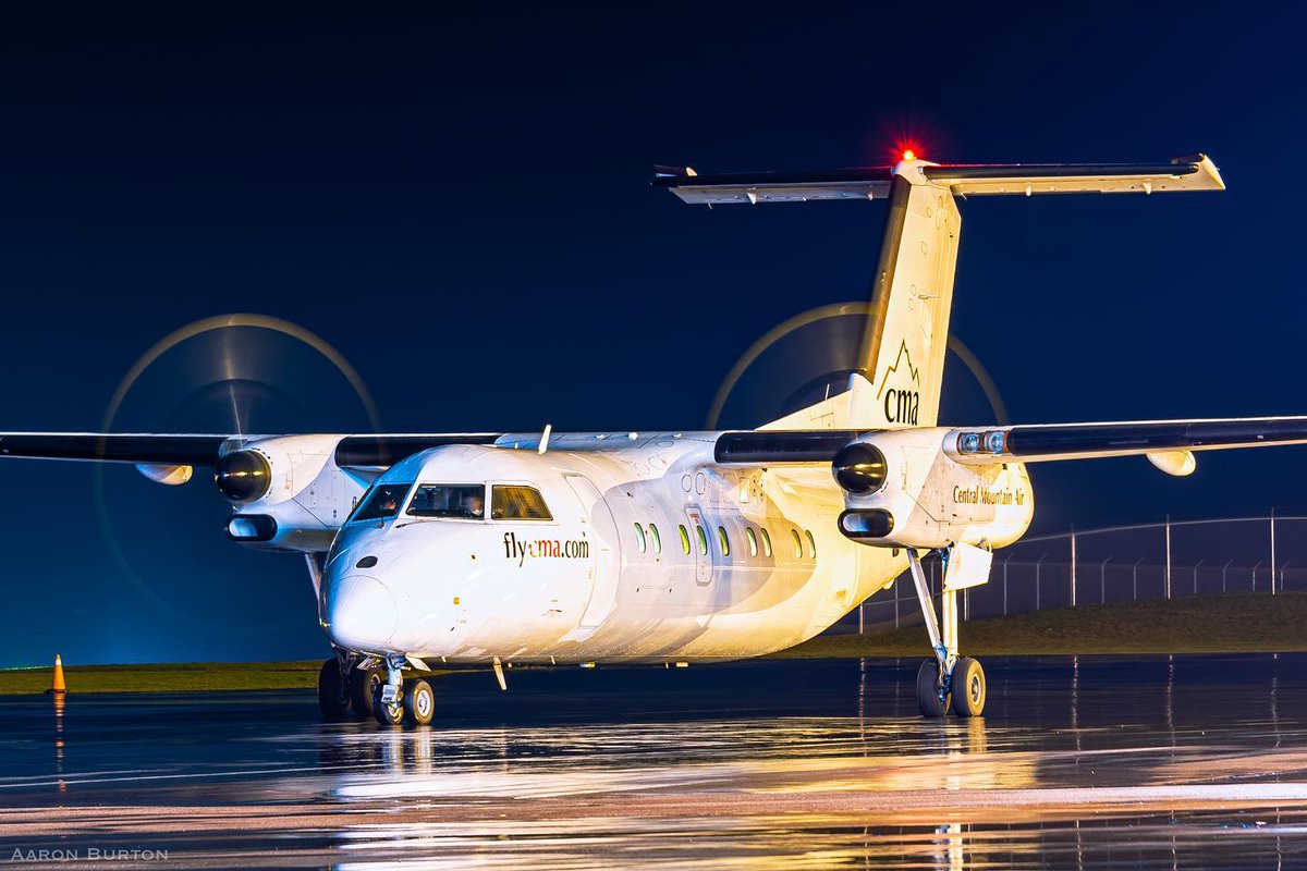 FlyCMAir's tweet photo. One of our Dash 8-100's on its way back to YVR. Thanks for the great capture @burtonader ✈️

If you're flying with us, tag and use #FlyCMA for a chance to be featured. https://t.co/LI74kEWWWN