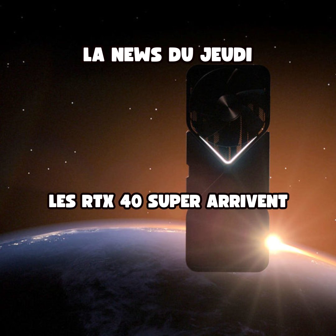 FratrieDGamers's tweet photo. 🚀🎮 #NewsduJeudi 🎮🚀
La série RTX 40 SUPER de NVIDIA arrive avec un bang! Plus de cœurs CUDA, mémoire ultra-rapide - votre gaming est sur le point de monter de niveau. 💻 Plus d'infos🔗: https://t.co/lEojcRIFd5
#RTX40SUPER #LaFratrieDesGamers https://t.co/HtSv9BCztn
