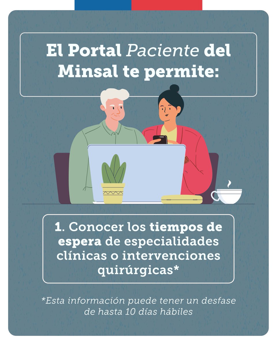HospitalDigital's tweet photo. 📌 Te invitamos a conocer y usar #PortalPaciente, el nuevo canal de comunicación ciudadano del @ministeriosalud ✨   

Para más información, revisa el siguiente vídeo disponible en nuestro canal de Youtube: https://t.co/uNS1IHEqse 💻 https://t.co/yWTntL6n9j