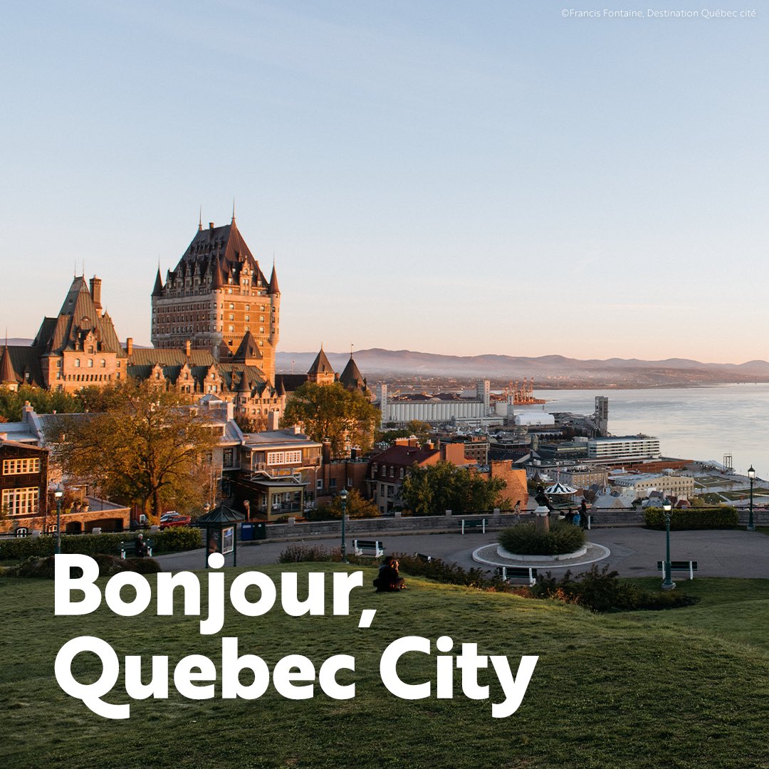 QUEBEC ❤️ Find your joie de vivre in Quebec City with flights taking off from Vancouver &amp; Calgary in June 2024. A city of cobblestone and croissants, its European flair, and French culture will have you falling in love with the heart of Quebec.  Flights start from $129. #FlyLynx