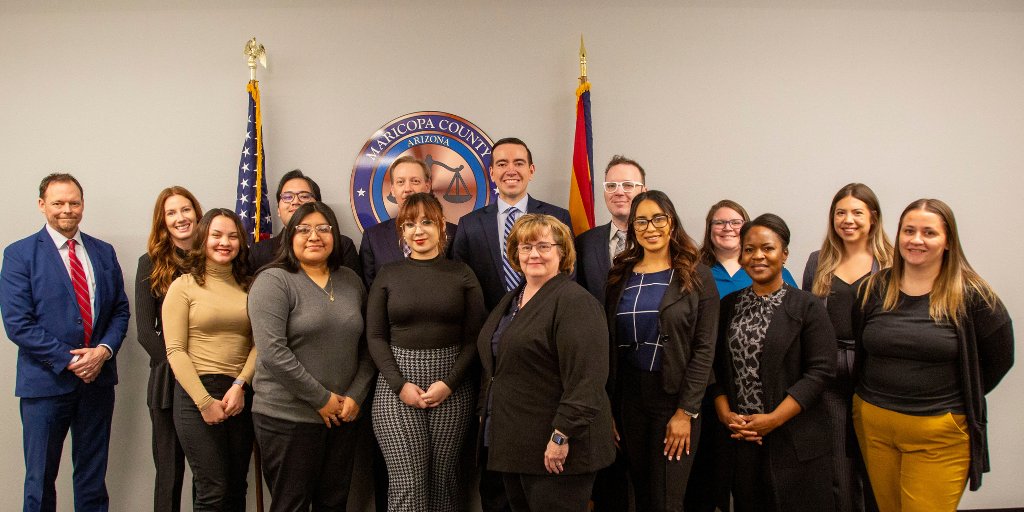 We are thrilled to start the year with 13 new employees! 🎉 We look forward to all the great work you'll do at MCAO. Welcome to the team! #WorkThatMatters