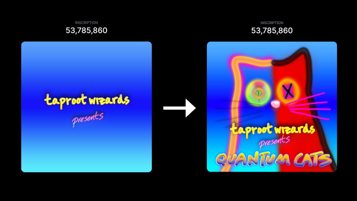 udiWertheimer's tweet image. this inscription ✨evolved✨

and i think it’ll ✨evolve✨ again

@QuantumCatsXYZ 🔔👀