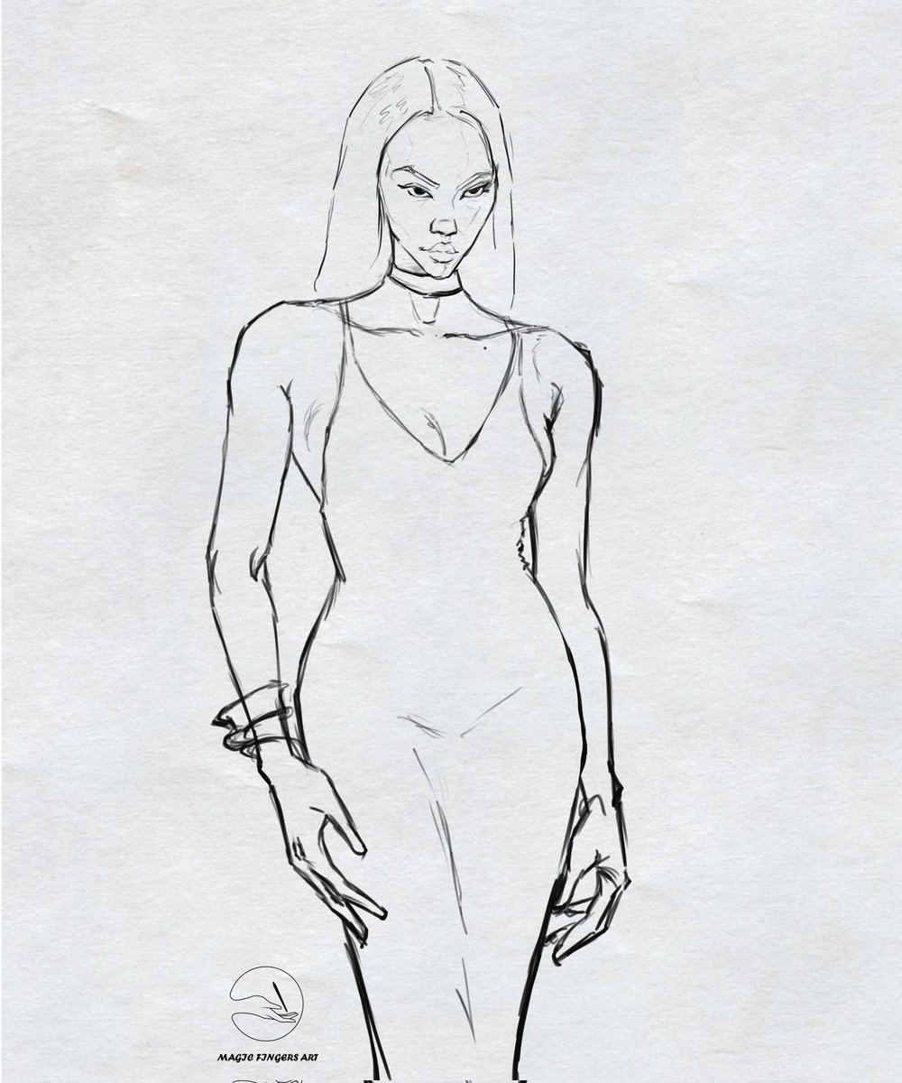 UcheAzunnaya's tweet image. Day 11 
When I draw I usually start very rough and the clean up later

#warmupjanuary #01sketchaday #quicksketch