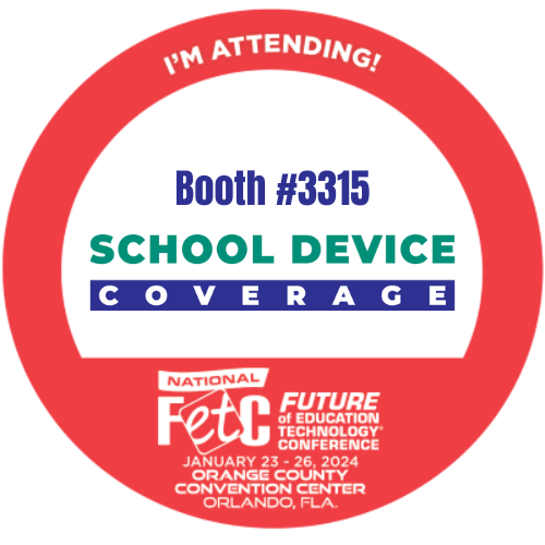 SDC_Insurance's tweet photo. 🚀 Join us at #FETC in Orlando! Visit booth 3315 to chat with Anahi and Matt and explore program updates for 2024-2025! 🌐 

#EdTech #SchoolDeviceCoverage #DeviceInsurance #FutureofEducation #Insurance https://t.co/oc7UN9NpA3