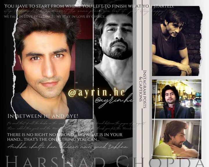 Supremacy, fame, ego, luxury nothing will last except your genuine nature, good deeds, humanity, plainness
Being kind, being positive, being human
He has all, Man with a heart which is beyond price

18 YRS OF HARSHAD CHOPDA IN ITV
18 YRS OF HARSHAD CHOPDA
#HarshadChopda