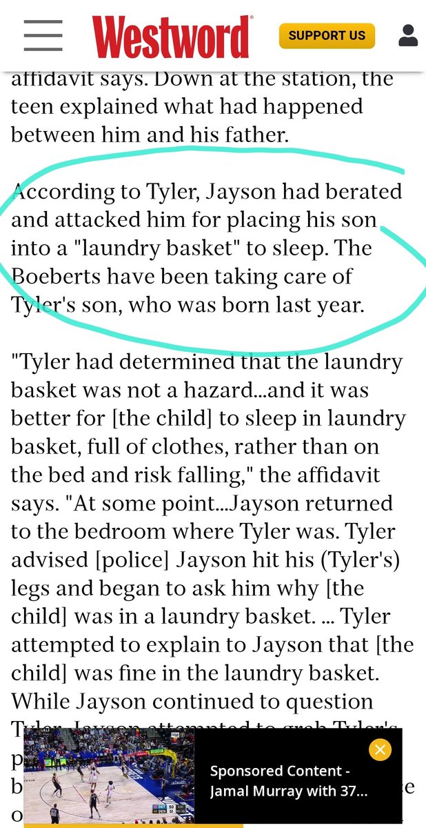 MovingForward8's tweet photo. @laurenboebert Systematic destruction?? Let's start with YOU and your family! How the hell are YOU gonna lead with your family drama, which is NOT at all normal!

Did Tyler put the baby in the basket bc of the "woman"?

#SaveBabyBoebert
#BoebertChildNeglect
#BadGrandma

https://t.co/jpEUIHxko5 https://t.co/CtVjbJWp8m