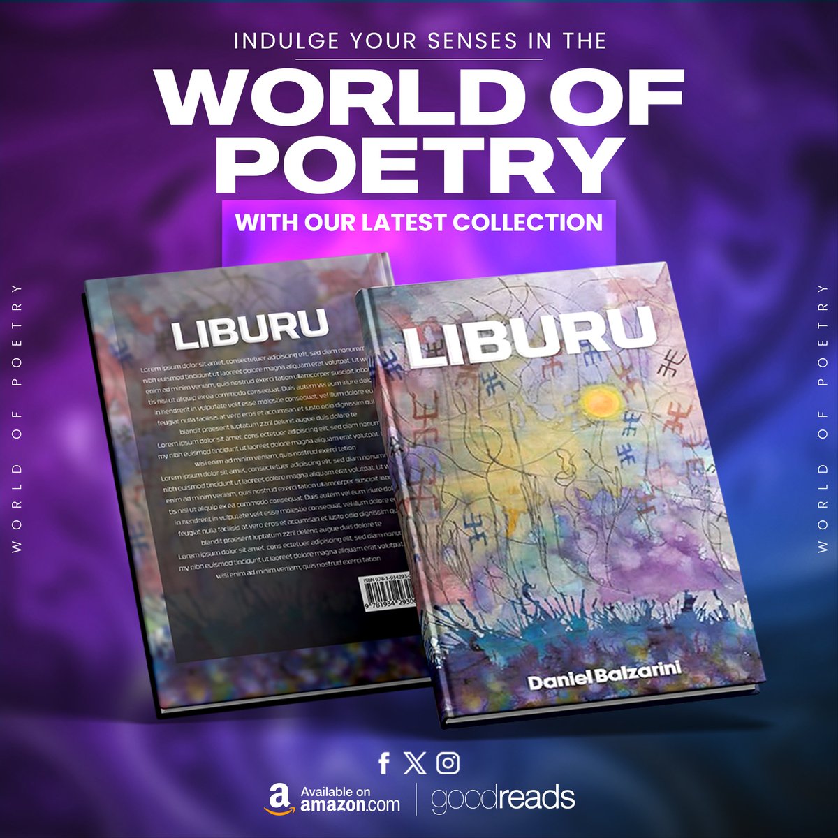 authorbalzarini's tweet photo. Immerse yourself in the sensory feast of 'LIBURU' by Dan Balzarini, where every poem beckons you to indulge your #senses in the enchanting #world of #poetry.

Get your copy today! https://t.co/CFYFLzBwKL

#LIBURU #DanBalzarini #SensualScribbles #Books #Readers #Love #Lovers #Poem https://t.co/MhwaXM1B83