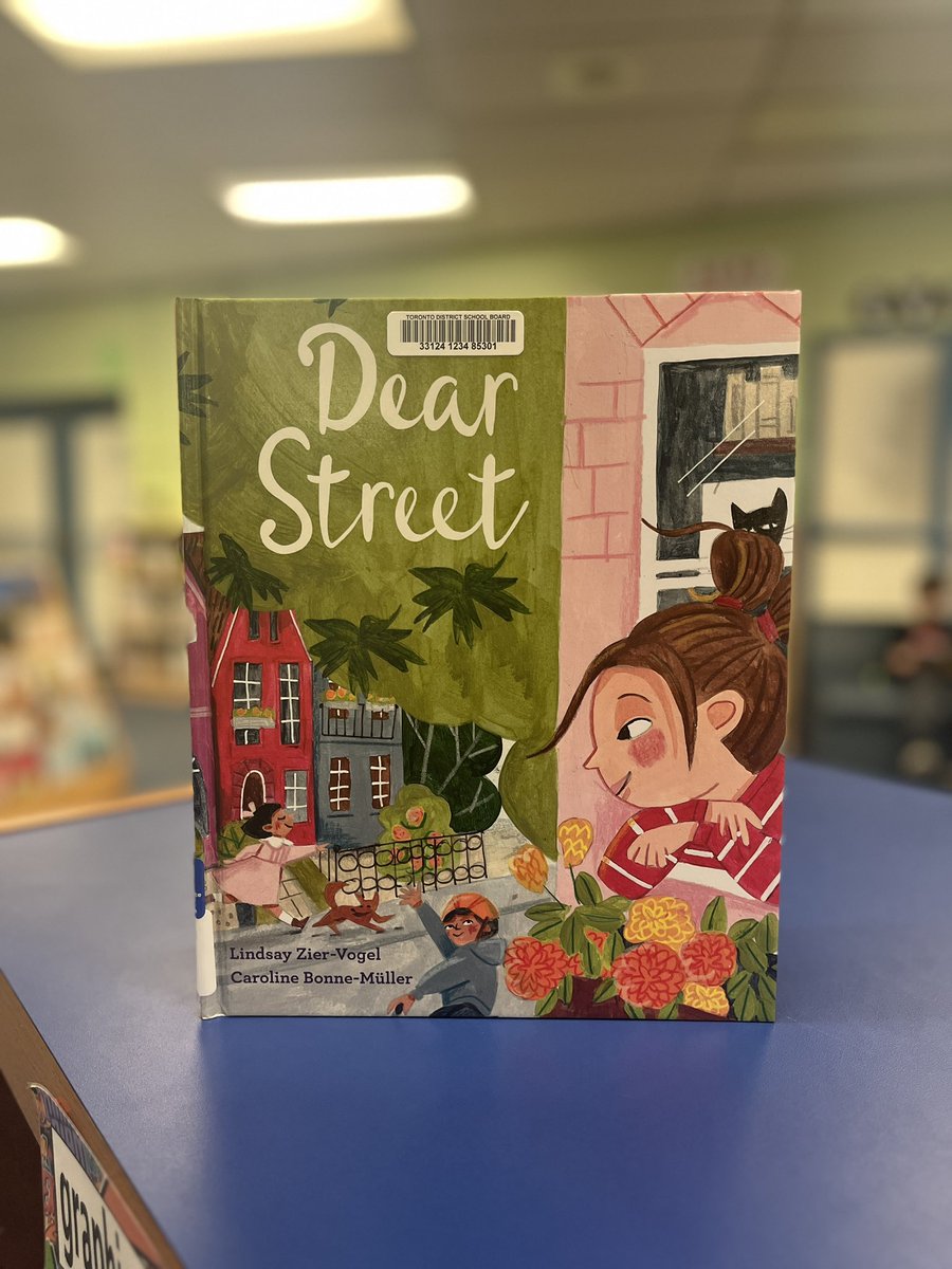 @lindsayzv’s #BlueSpruceAward nominated “Dear Street” on deck to read to MsDeLuca’s Gr1’s. A perfectly crafted read-aloud with seasons, authentic writing, point of view, and lots of natural points for great inferring and predicting. #SchoolLibraryJoy #ForestofReading2024