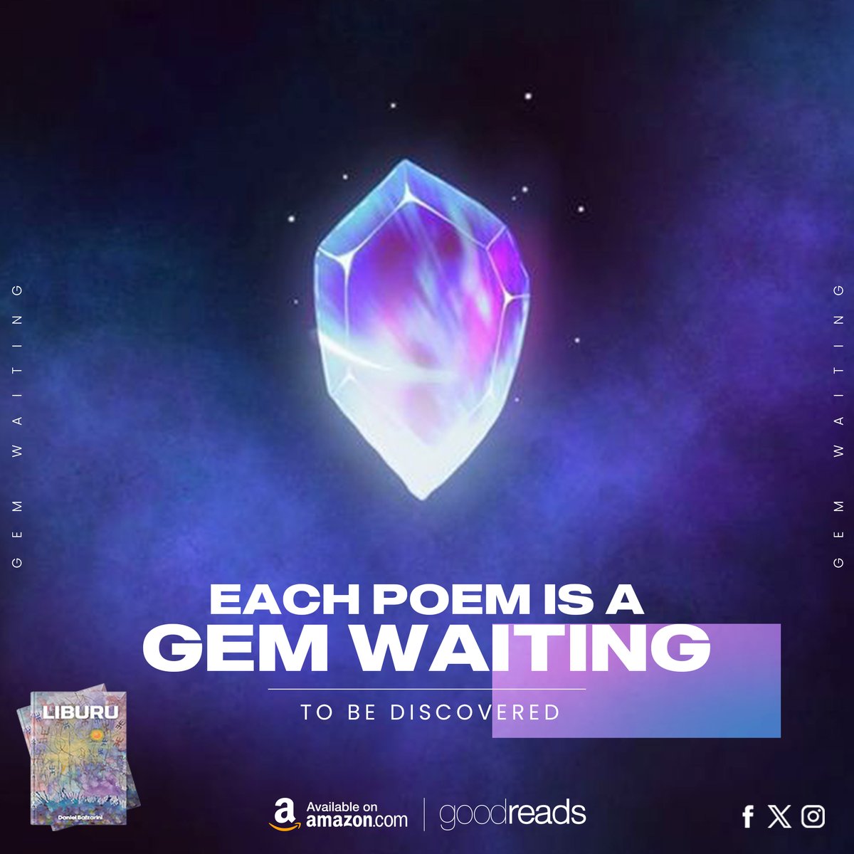 authorbalzarini's tweet photo. Uncover the #literary #treasures within 'LIBURU' by Dan Balzarini, where each poem is a hidden #gem waiting to be discovered.

Get your copy today! https://t.co/CFYFLzAYVd

#LIBURU #DanBalzarini #Poetry #Poem #Lovers #Love #Readers #Books #ReadersOfTwitter #BestSeller #GoodReads https://t.co/mNzwmuab4W