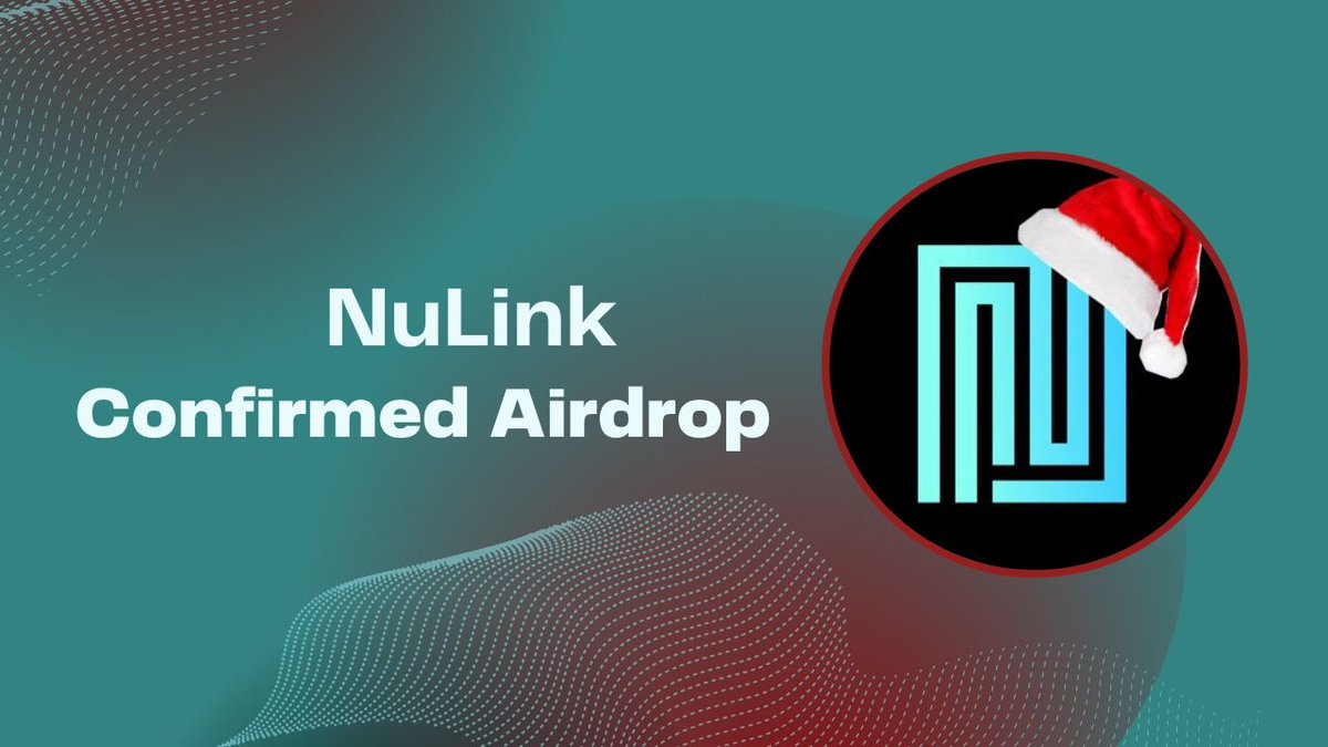 Confirmed Airdrop From NuLink🪂🪂

• Backed by Binance
• Raised: $4M
• Costs: 💯 FREE
• Potential Gain: $1,500 💰

Check The Step-By-Step Guide👇🧵