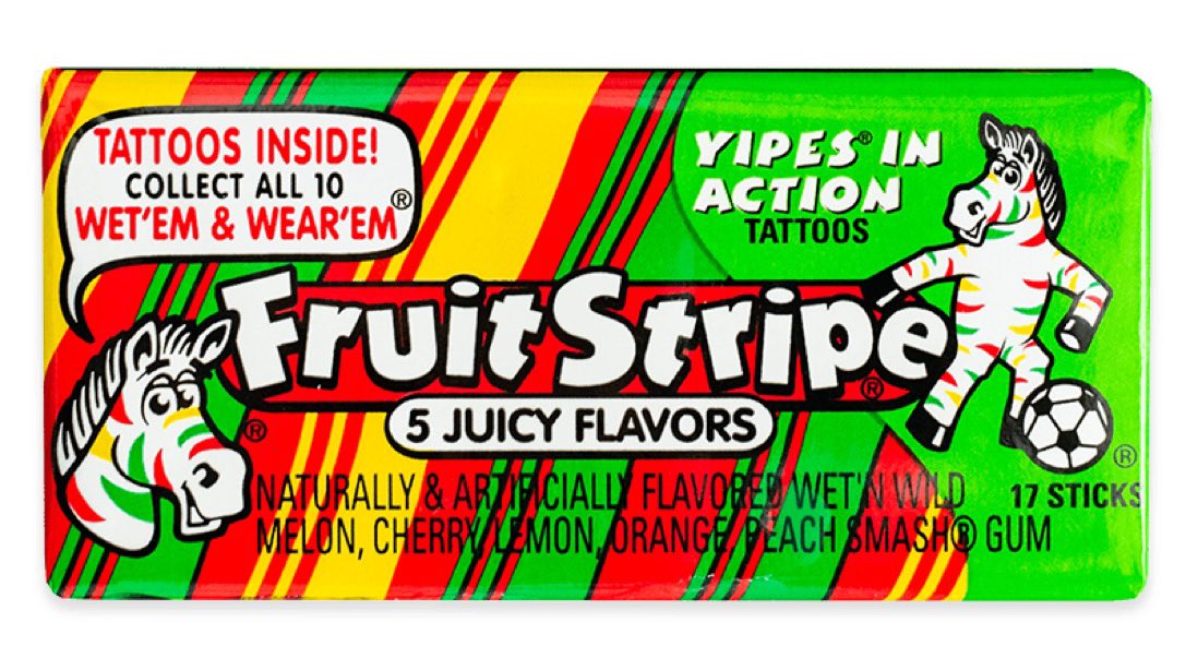 LiZaOutlives's tweet photo. Liza Minnelli has outlived Fruit Stripe Gum which is being discontinued. https://t.co/B8TJjkOM6Z