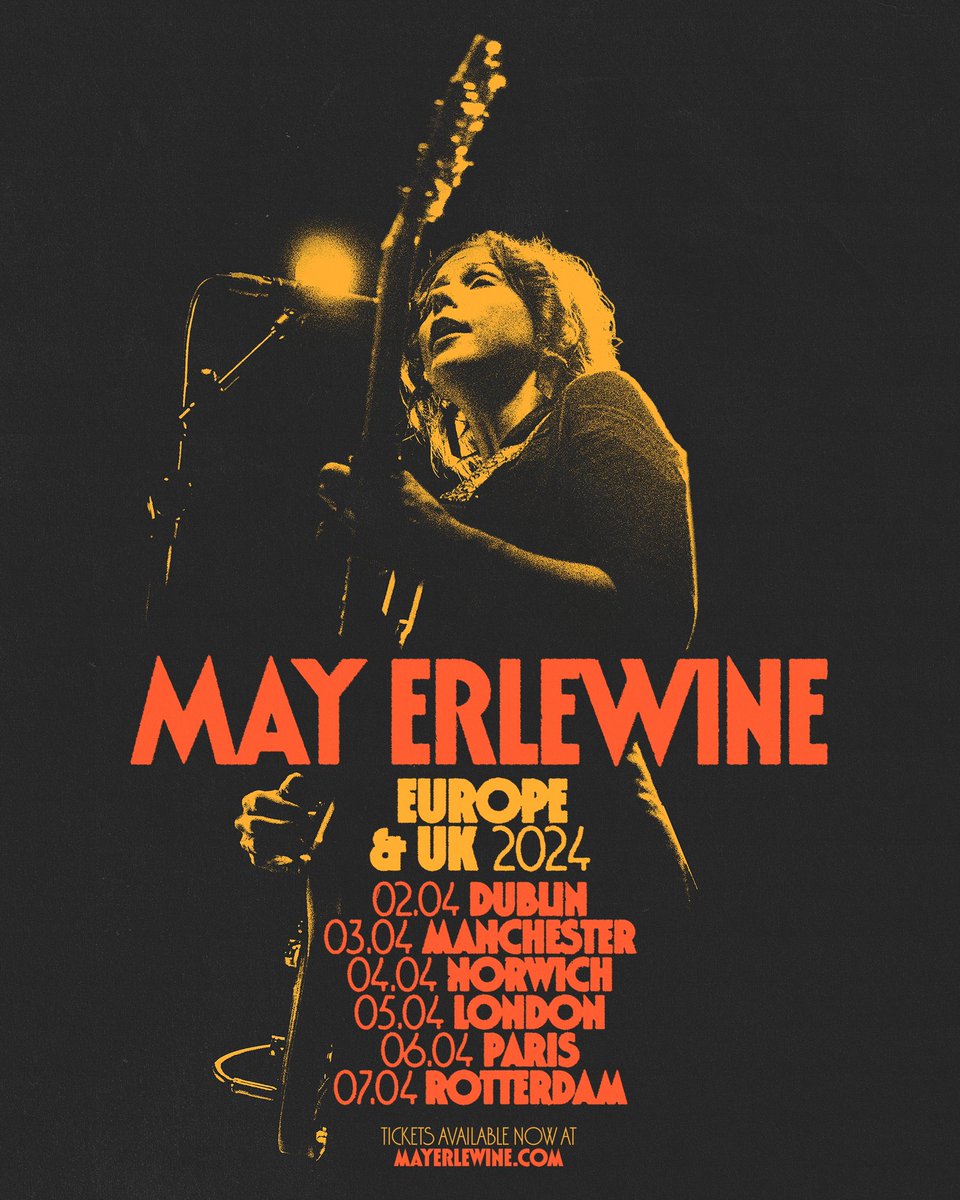 Springtime tour in Europe!! Baby’s going brave :) tickets and info mayerlewine.com