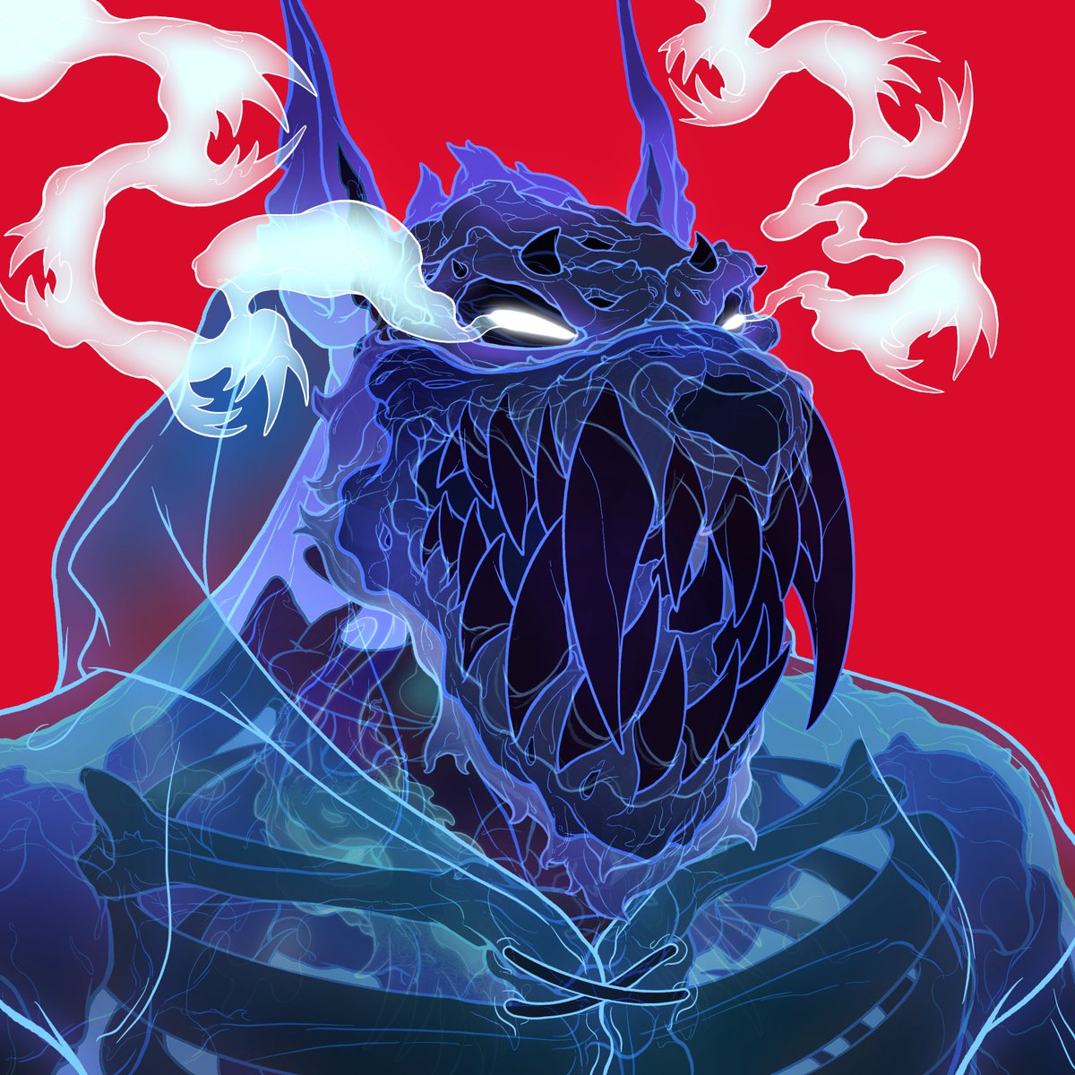 Dropping the best pfp this year, like &amp; retweet for a chance to be included. This here is a full ghost <a href="/MutantHounds/">Mutant Hounds</a> Berserker.