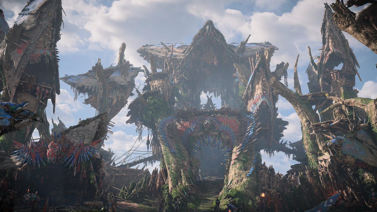 NikkiJaye2's tweet photo. Favorite settlements: Thornmarsh 🏞️
#TenakthThursday 📸 
#HorizonForbiddenWest #beyondthehorizon https://t.co/OI8Km51F2d
