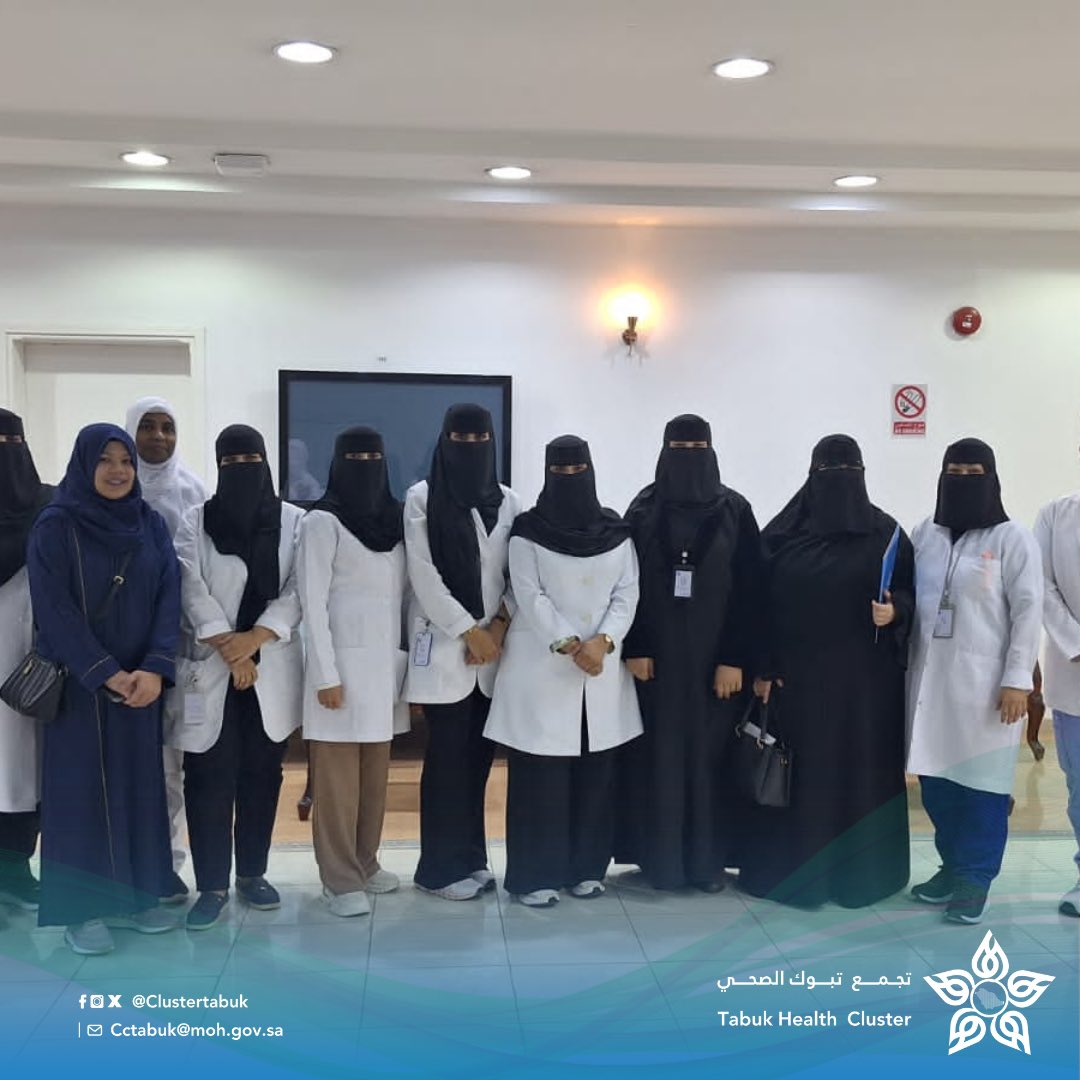 #خبـر | .. 

أقامت إدارة خدمات التمريض #بتجمع_تبوك_الصحي 
اللقاء الاول بمدراء التمريض بمستشفيات مدينة  تبوك ومحافظاتها وذلك لمناقشة الخطط الاستراتيجية لإدارة التمريض لعام 2024 
و آلية تحقيق المستهدفات والعمل على خلق المبادرات والبرامج للرقي بالخدمات التمريضية ومناقشة التحديات