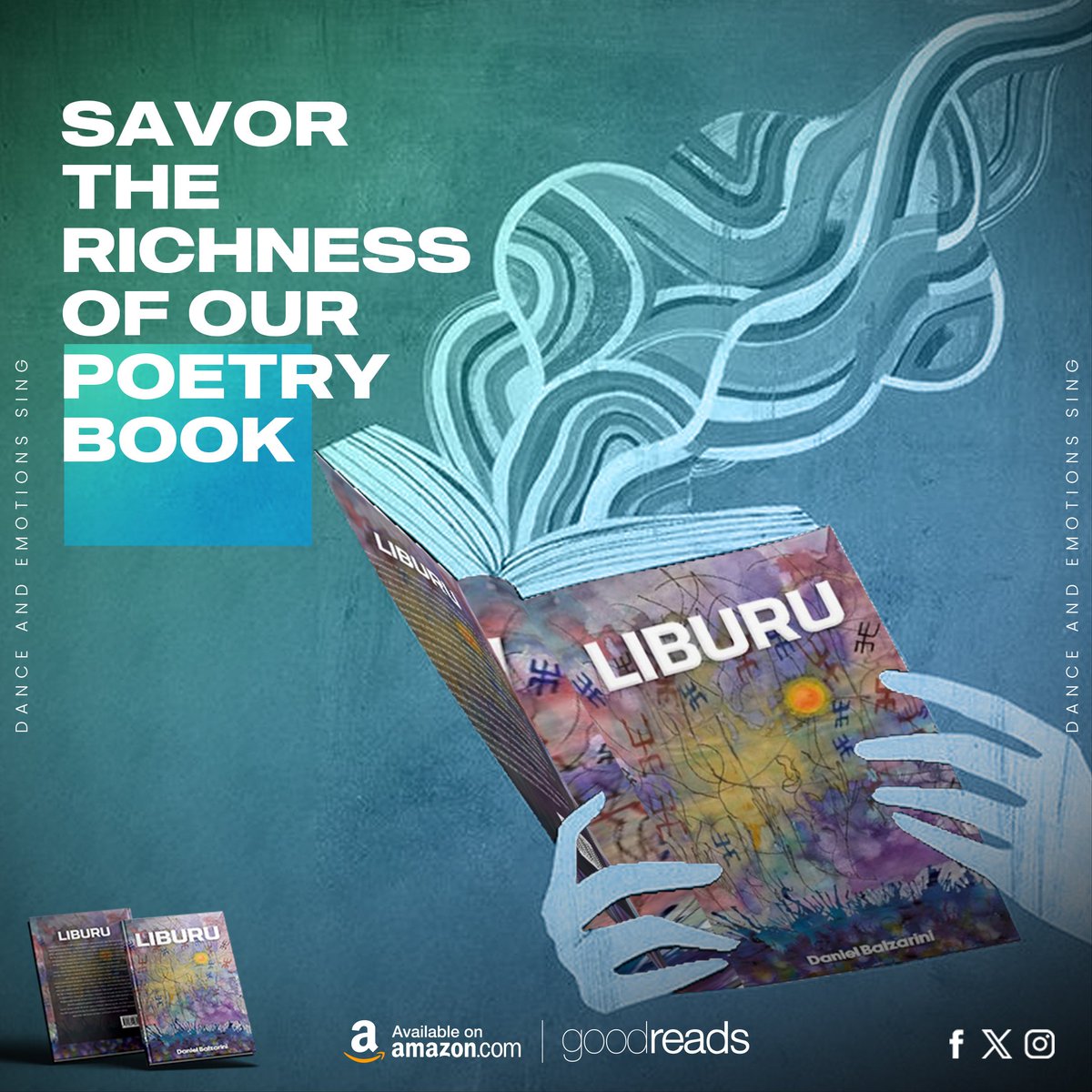 authorbalzarini's tweet photo. Indulge your #literary palate and savor the richness of 'LIBURU' by Dan Balzarini, where every #page is a delectable treat for the #soul.

Get your copy today! https://t.co/CFYFLzAYVd

#LIBURU #DanBalzarini #Poetry #Poem #Lovers #Love #Readers #Books #BestSeller #GoodReads #Book https://t.co/IarojYgr0v