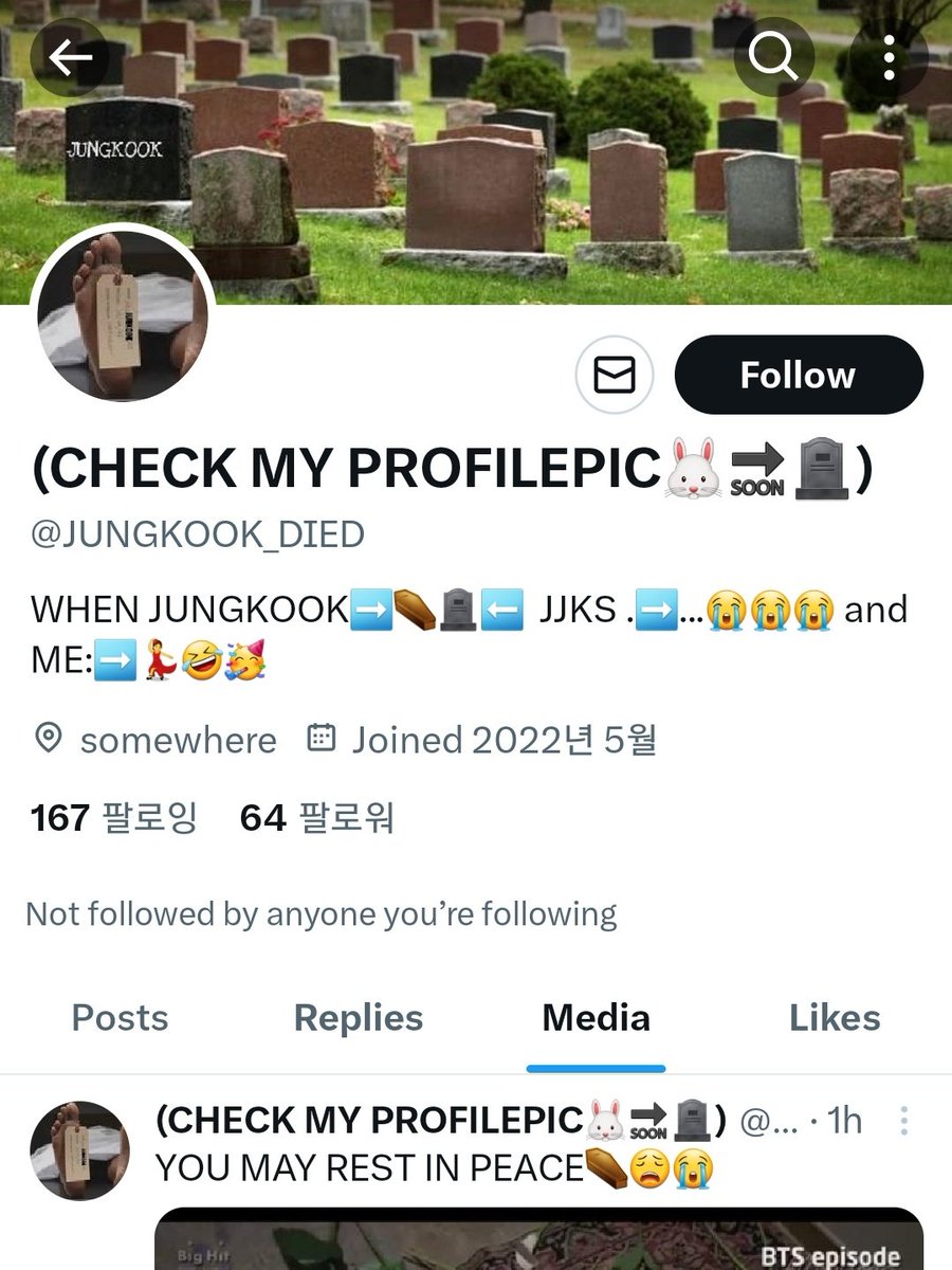 gol3naotc's tweet photo. I need all armys to mass report this account and wish that the worst thing happens to this user 🙏🙏🙏 

https://t.co/cT6WHieUf9 https://t.co/eUZLkSVEim