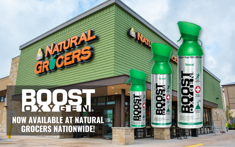 Boost Oxygen is proud to announce that our 95% Pure Oxygen canisters are now available at @NaturalGrocers locations nationwide! To find a store near you, visit: naturalgrocers.com/store-directory 

#boostoxygen #naturalgrocers #naturalgrocer #organic #organicfood #organiclifestyle
