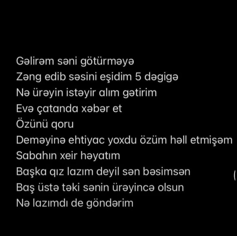 Nece münasibet isteyirem ? 
Bele 👇🏻