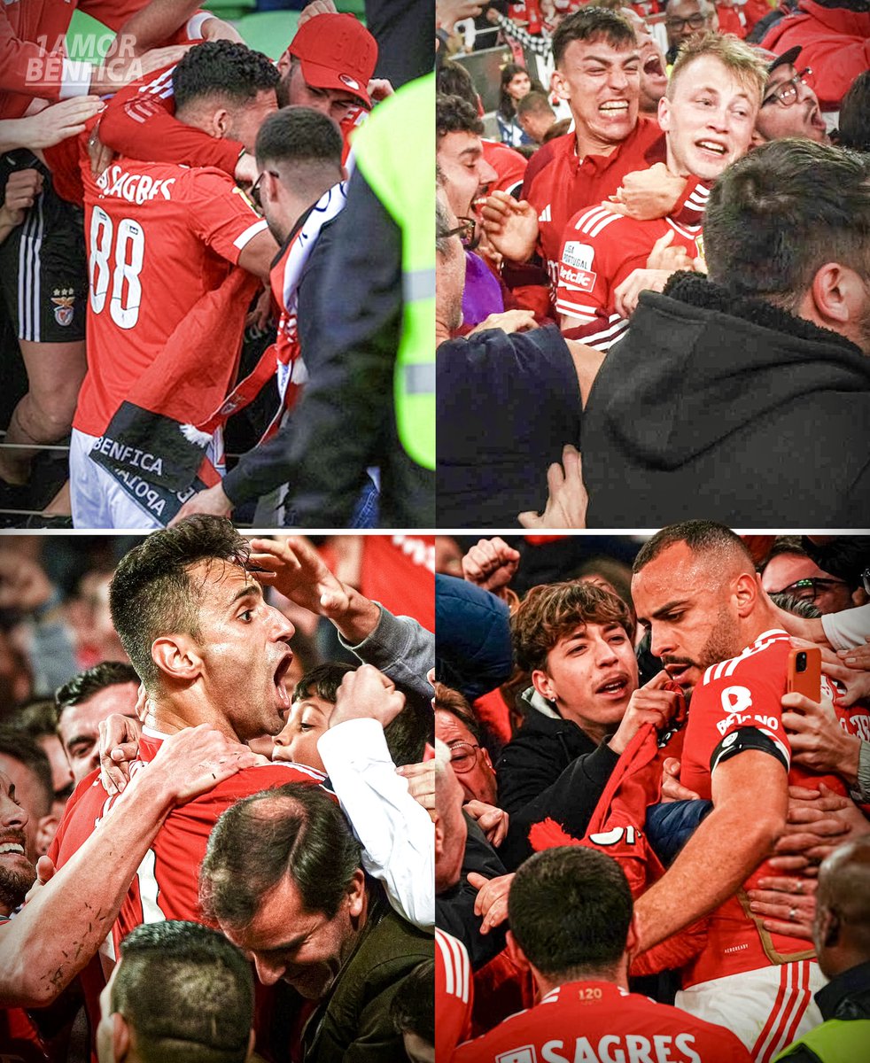 Tem melhor Celebração que festejar no meio dos nossos adeptos ?! 😍🦅