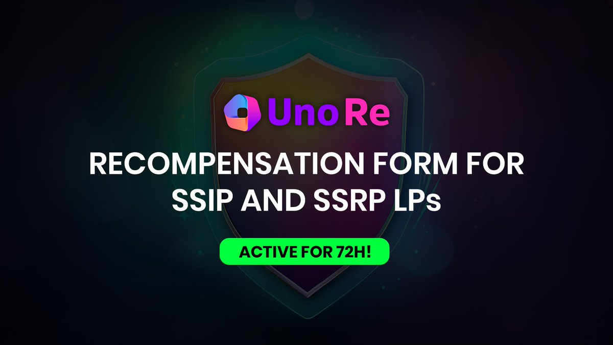 LunosDAO's tweet photo. As the preparations to launch the v2 Uno Re dApp are ongoing, Liquidity Providers need to decide how they'd like to manage their positions.

All active LPs participating in the protocol are required to complete the following form here.

https://t.co/bCgP1sVUBO

Kindly fill out the form to indicate whether you prefer to transfer your positions to the new v2 contracts or if you would like to opt for the early withdrawal route.
