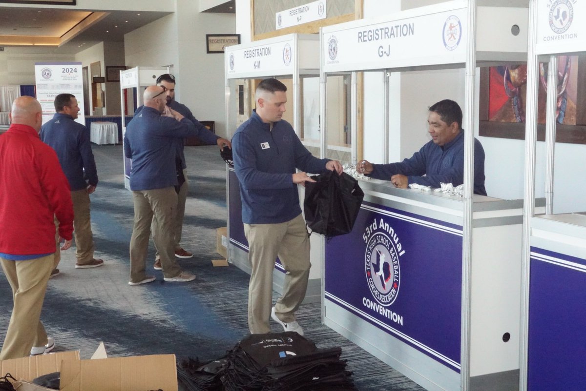 THSBCA's tweet photo. Day 1 @thsbca #convention’24 “ calm before the storm “ https://t.co/oQZC7VdLzw