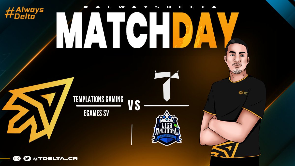 #TDCR • HOY JUGAMOS ∆ •

El juego continúa y nuestros guerreros salen a la arena, en busca del pase a cuartos de final.

¡Vamos con todo! 🖤💛

🏆 | @LigaNacionalESV [8VOS]
🆚 | @TGesportsOP
⏰ | 19:00 hrs. 🇨🇱
📺 | twitch.tv/MisterioTN

Good luck 🤞 

#GoDelta #AlwaysDelta