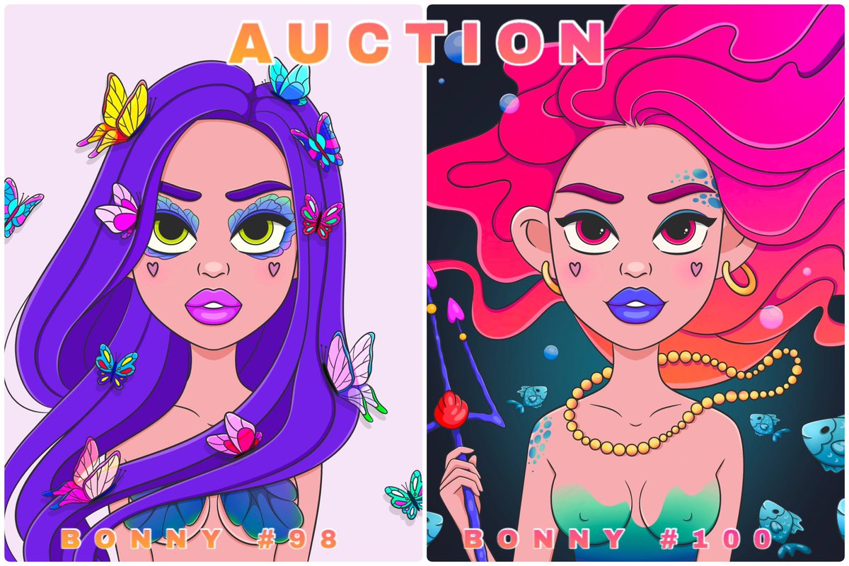 🔥🔥🔥AUCTION🔥🔥🔥

• Min bid - 0.009 weth
• 24 HOURS!

💜Bonny #98
opensea.io/assets/MATIC/0…

❤️Bonny #100 - RARITY #1🔥
opensea.io/assets/MATIC/0…

Last drop in Phase 4😎

Join #Bonny Fam🔥🔥🔥