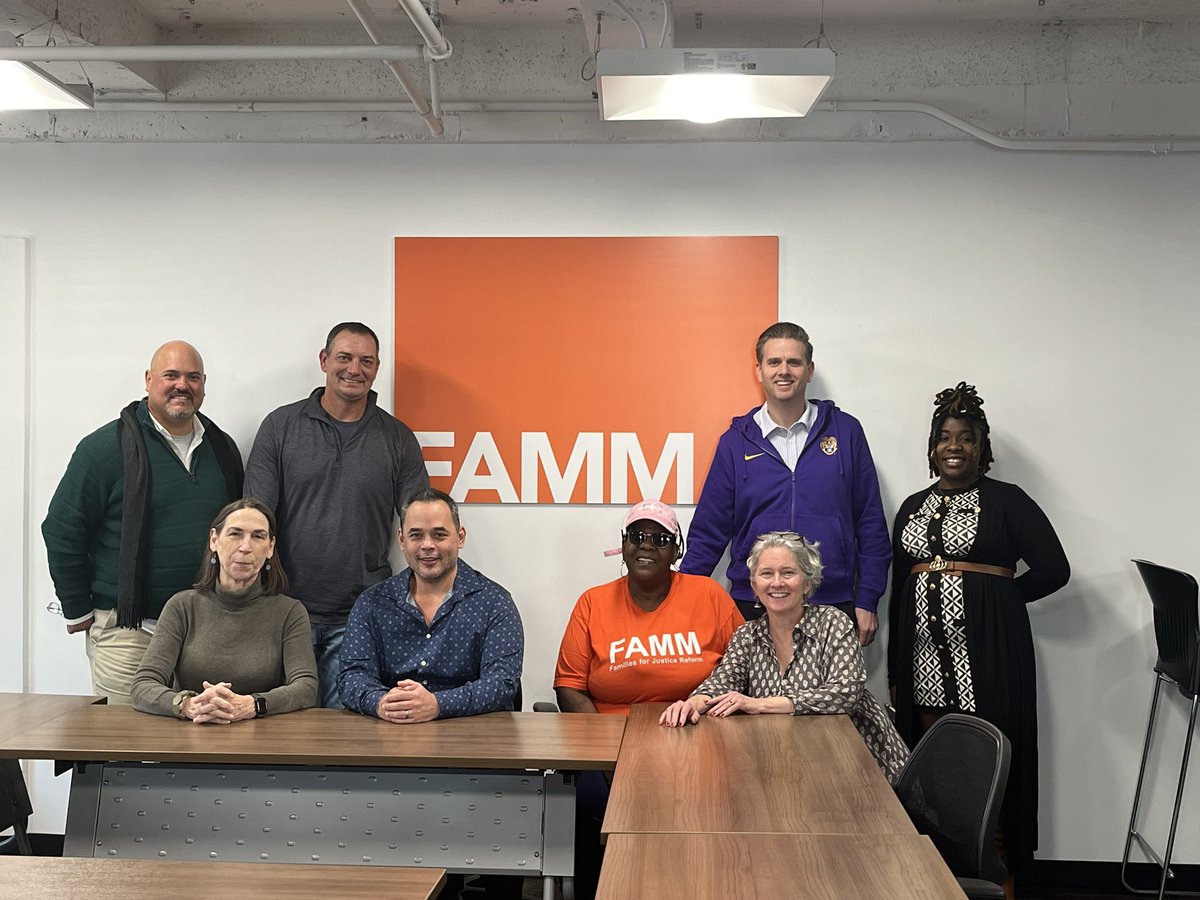 Bryanwidenhouse's tweet image. We saved the best for last on our tour of CJ organizations, my very own FAMMily at @FAMMFoundation . It’s been incredible to visit and share with all these incredible groups. @theCFSY @SentencingProj #SecondLook