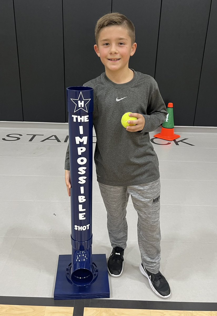 HallElemPE's tweet photo. Our first Hall Star to make the Impossible Shot!! The cheers of celebration that erupted were hopefully heard around the whole school!! @PISDHallElem https://t.co/XBRcelqsj2