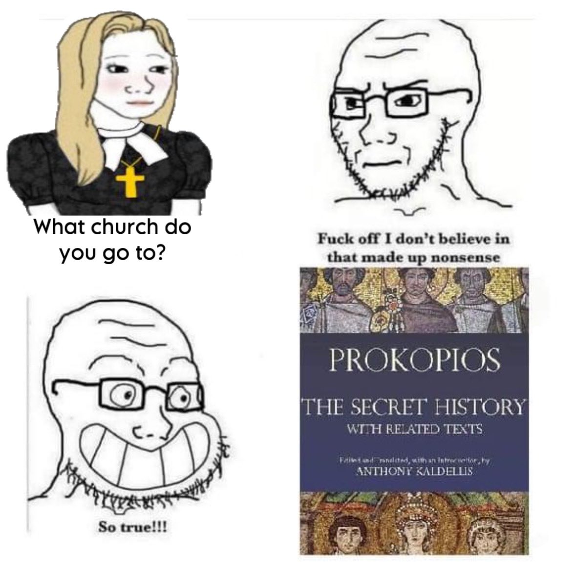 Why would a crypto-pagan courtier say horrible things about the  Saint-Emperor who did so much to suppress the vestiges of pagan Rome - oh…